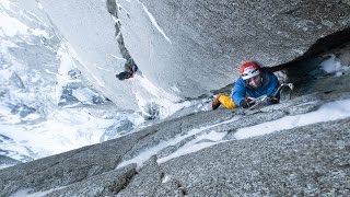 Ueli Steck in Les Drus quotNorth Couloir Directquot VI Al 6 M8 [upl. by Apollus]