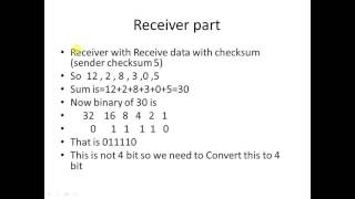 Checksum Error Correction [upl. by Enrak]