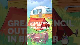 Bring your line art to life in Blender [upl. by Wendy]