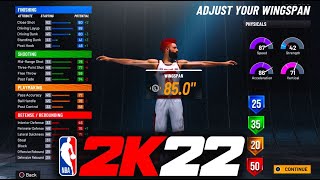 RARE quotWellRoundedquot PG Build  NBA 2k22 BEST Point Guard Build [upl. by Barkley]