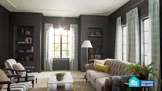 HGTV Home® by SherwinWilliams 2023 Color of the Year Darkroom [upl. by Ahdar]