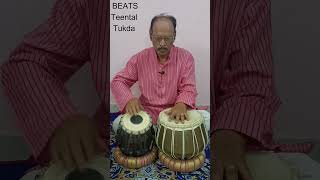 HINDUSTANI  TABLA  TEENTAL Tukda tabla indiantabla music [upl. by Tnerual]