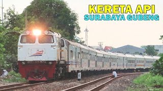 Kumpulan Kereta Api Elit di Stasiun Surabaya Gubeng  Bangunkarta Turangga Bima Ranggajati [upl. by Ellenoj]