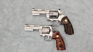 Colt Python vs Colt Anaconda 425 inch [upl. by Donny734]