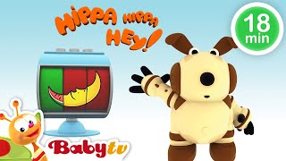 Hippa Hippa Hey 😍 🧩 Puzzles Games and Adventure  Cartoons  Playground of Toys BabyTV [upl. by Aysa446]