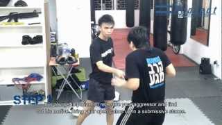 ProtectSG Self Defence Part Three  Knife Threat to Abdomen Krav Maga in Singapore [upl. by Grimaldi757]