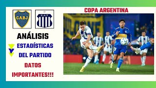 Comentamos estadísticas datos y análisis de Boca vs Talleres Resumen por la Copa Argentina 2024 [upl. by Vinay]