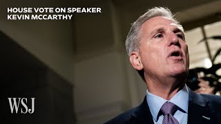 House Votes to Oust Speaker Kevin McCarthy  WSJ [upl. by Nepets628]