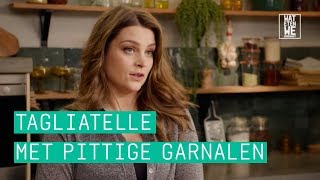 24Kitchen  Wat Eten We Vandaag Afl 15 Miljuschkas tagliatelle met pittige garnalen [upl. by Hannis]