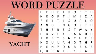 Word Puzzle  🚗 Find the Word Can You Spot All the Means of Transport 🚁 Challenge Your Brain Now 🧠 [upl. by Nemzzaj878]