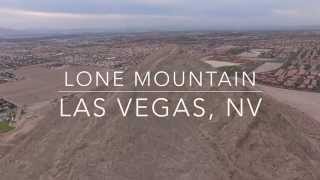 Aerial views of Lone Mountain  Las Vegas NV [upl. by Lalo692]