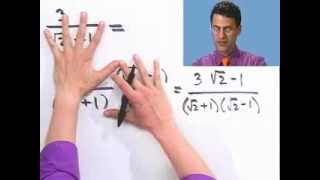 Rationalizing a Denominator from Thinkwells College Algebra [upl. by Anitram]