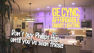 GE Cync Smart Lighting Dont Buy Philips Hue Until Youve Seen These [upl. by Pylle]