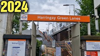 HARRNGAY GREEN LANES Overground Station 2024 [upl. by Akemak468]