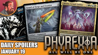 Daily Phyrexia MTG Spoilers New Atraxa Sword of Forge and Famine Phyrexian Elephant amp More [upl. by Calia]