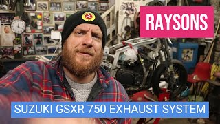 Making an Exhaust System for a Suzuki GSXR 750 Race bike [upl. by Greenburg]