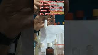 confirmative test of acid radicals  difference between carbonate and sulphate shorts subscribe [upl. by Rehpatsirhc]