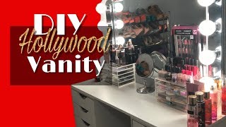 DIY Hollywood Vanity  Alex Drawer Dupe [upl. by Nyleahcim]