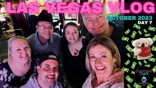 VEGAS VLOG  Day 7  Mirage Luxor NYNY BIG Wins  October 2023 [upl. by Delos]