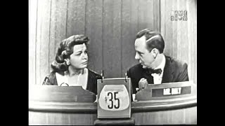 Whats My Line  Jo Stafford David Niven panel Oct 14 1956 [upl. by Leumhs]