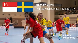 300523 SGP v SWE Floorball International Friendly [upl. by Otes230]