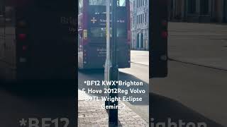 BF12 KWXBrighton amp Hove 2012Reg Volvo B9TL Wright Eclipse Gemini 2volvobus fortheloveofbuses [upl. by Enneirb]