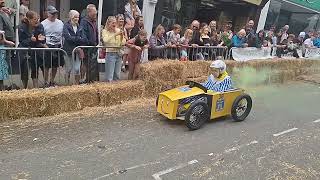 BIDEFORD SOAP BOX RACE BANANAS IN PYJAMAS IN SLOW MO ON 7TH JULY 2024 [upl. by Sherie]