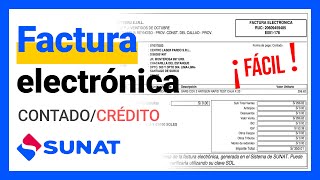 Cómo Emitir una FACTURA ELECTRÓNICA Sunat 2023  Paso a paso [upl. by Eittol]