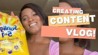 VLOG FEW DAYS IN MY LIFE BRAND EXCHANGE  JUST CREATING CONTENT  CLEANING southafricanyoutuber [upl. by Trev]