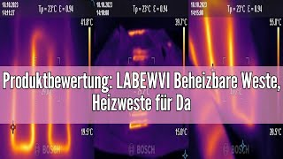 Produktbewertung LABEWVI Beheizbare Weste Heizweste für Damen Herren Beheizte Daunenjacke Heizja [upl. by Sublett]