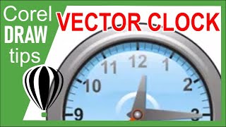 Creating a vector clock in CorelDraw [upl. by Ettener249]