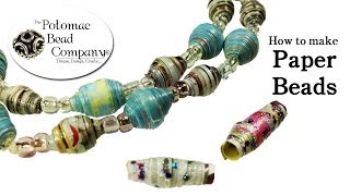 How to Make Paper Beads [upl. by Vinay]