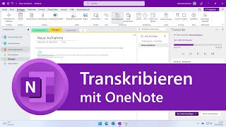 Transkribieren in OneNote Audio in Text umwandeln Anleitung  Malter365de [upl. by Eldwin]