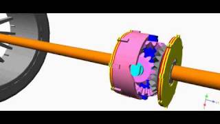 Animazione differenziale autobloccante ZF a lamelleavi [upl. by Sirromad]