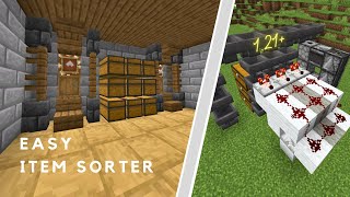 Easy Item Sorter TUTORIAL  121 [upl. by Andert]