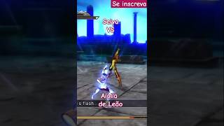 Seiya vs Aiolia de Leão cdz cavaleirosdozodiaco saintseiya [upl. by Soinotna]