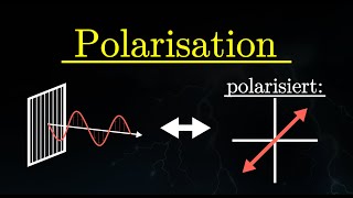 Polarisation von Licht und Polarisationsfilter Physik [upl. by Annoirb]