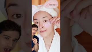 WEIRD ASMR skincare Routine dermreacts [upl. by Hoy]