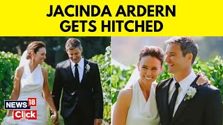 New Zealand ExPrime Minister Jacinda Ardern Weds Longtime Partner  Jacinda Ardern Wedding  N18V [upl. by Wynnie565]