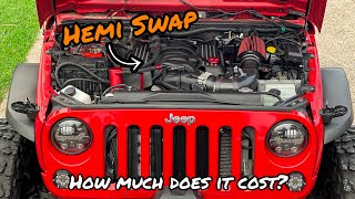 My Jeep Wrangler DIY Hemi Swap Cost HOW MUCH [upl. by Zolly]