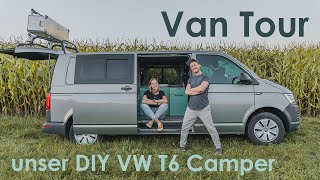 Die schönste Camper Ausbau Roomtour 🚐  VAN TOUR  DIY Camper Selbstausbau VW T5  T6 [upl. by Maxentia]