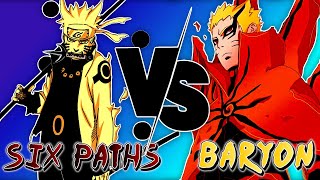 Baryon Mode VS Six Paths Sage Mode [upl. by Annim]