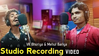 Vk Bhuriya Mehul Bariya Studio Song Recording Video  Khad Khad Superhit Gafuli 2020 [upl. by Nilerual]