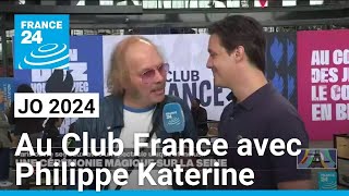 JO 2024  au Club France avec le chanteur Philippe Katerine • FRANCE 24 [upl. by Kirshbaum]