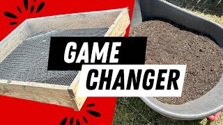 Why You Need This Compost Sifter  Cheap amp Easy DIY [upl. by Nocaj]