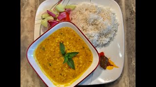 Dal Chawal  How To Make Dal Rice  Yellow Dal amp Rice [upl. by Nnylyrehc]