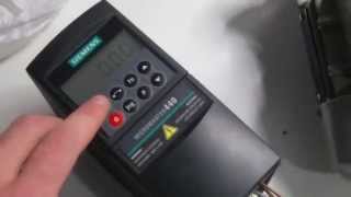 Test inverter trifase siemens micromaster 440 [upl. by Townshend]