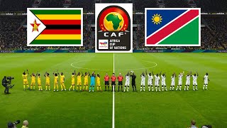 Zimbabwe vs Namibia  AFRICA CUP OF NATIONS 2025 QUALIFICATION [upl. by Artemis]