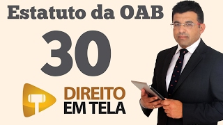 Estatuto da OAB  Aula 30  Estagiário da OAB  Art 9º Lei 890694 [upl. by Saleem]