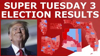 🔴 LIVE SUPER TUESDAY III ELECTION RESULTS STREAM AZ FL IL KS OH [upl. by Sackey]